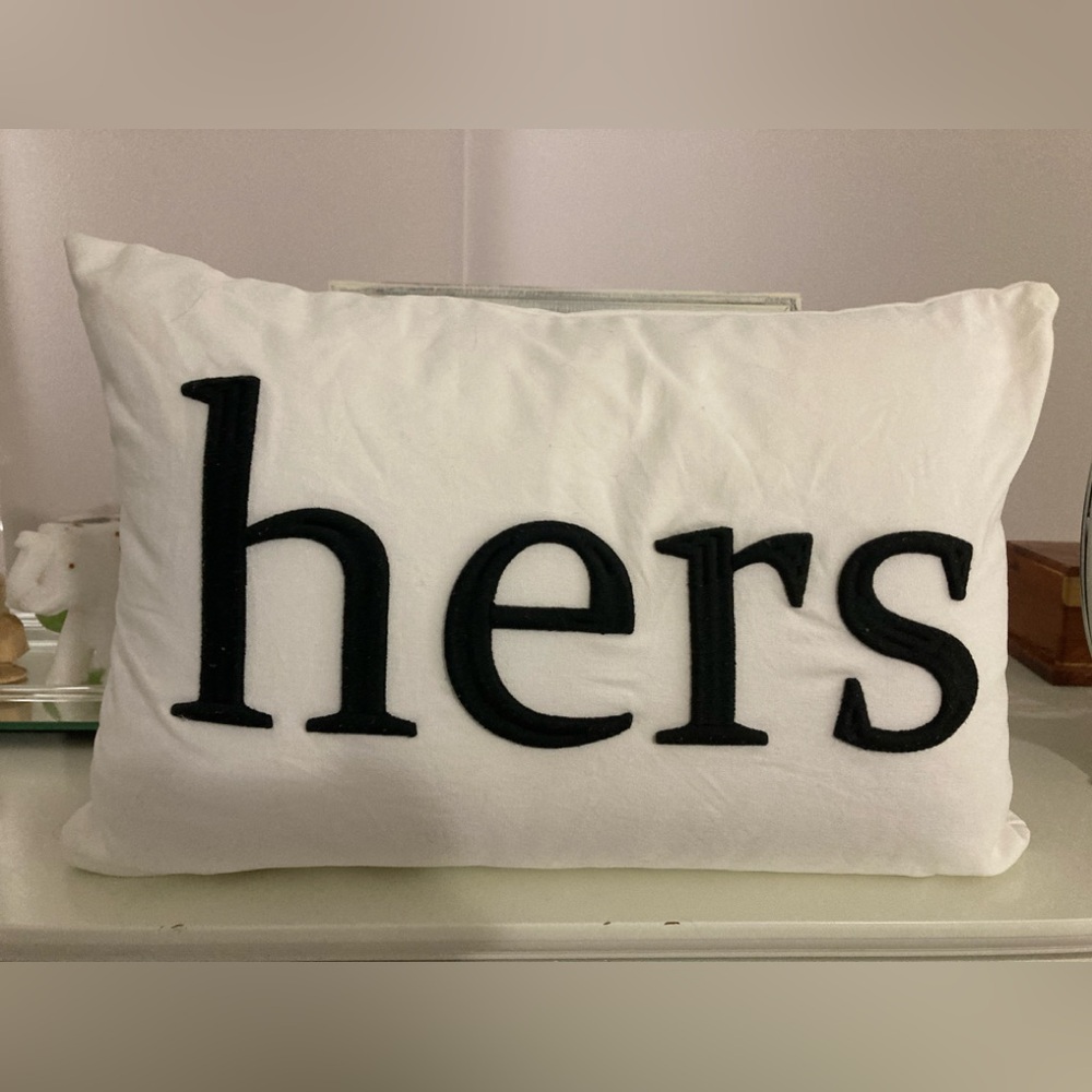 Decorative Pillow Hers